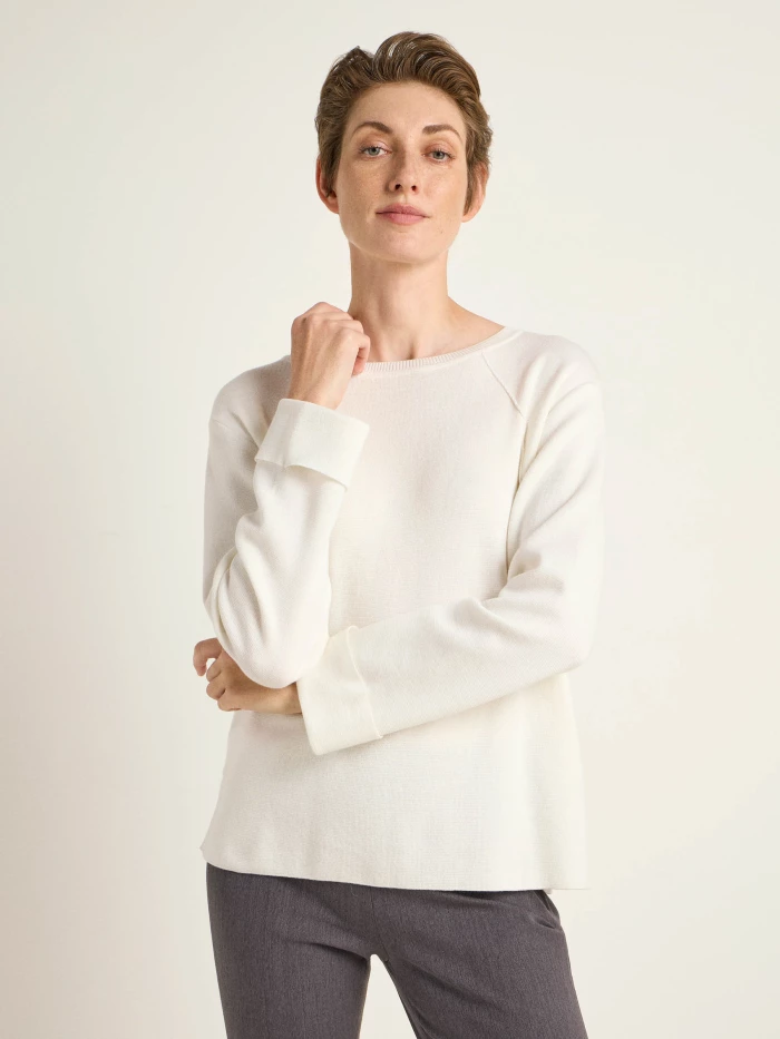 Lanius Pullover in Punto Milano (GOTS)