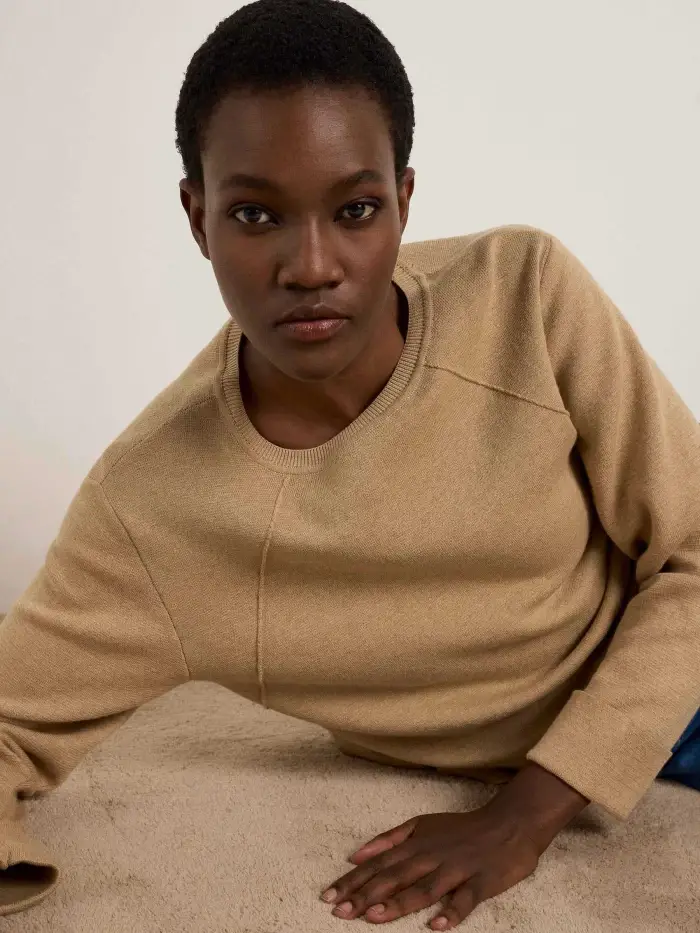 Lanius Pullover In Punto Milano (GOTS)