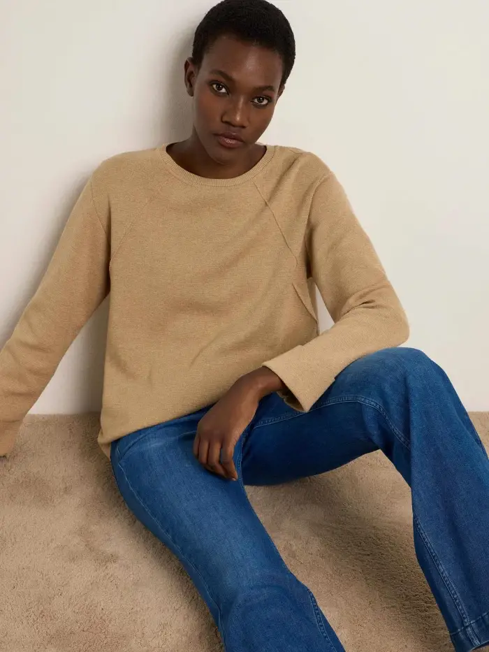 Lanius Pullover In Punto Milano (GOTS)