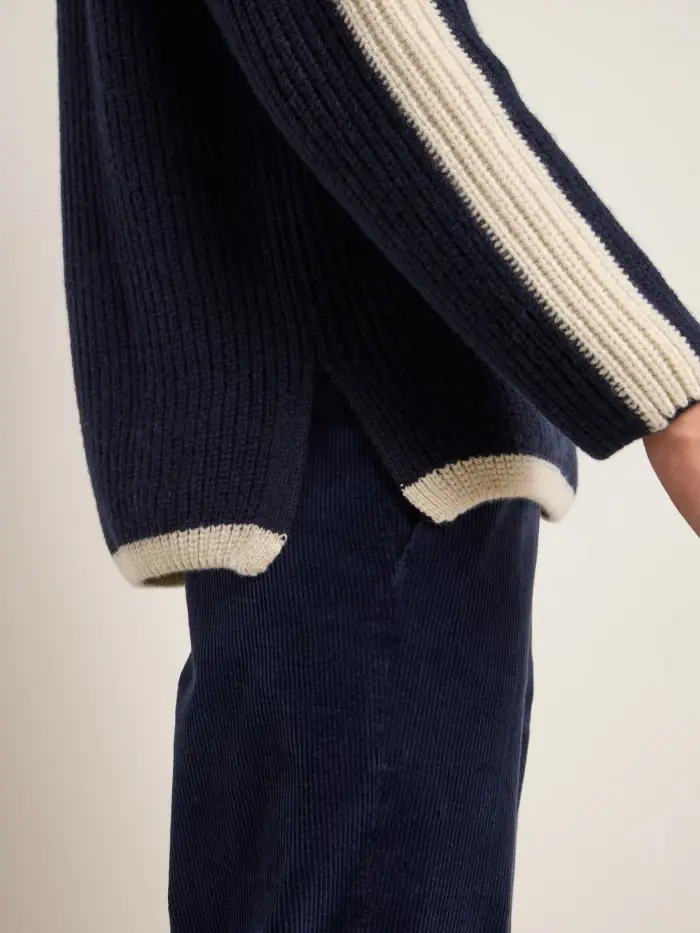 Lanius Pullover In Rippoptik (GOTS)