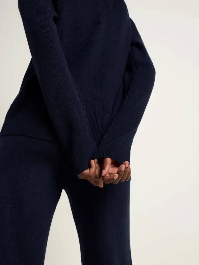 Lanius Pullover Mit V-Ausschnitt (GOTS)