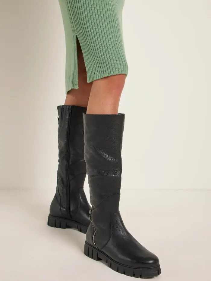 Lanius Rippen-Strickkleid