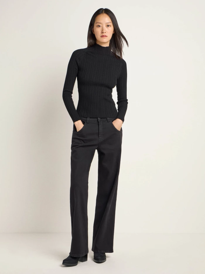 Lanius Rippenpullover (GOTS)