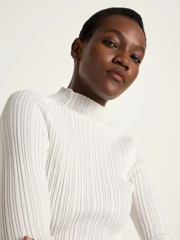 Lanius Rippenpullover (GOTS)