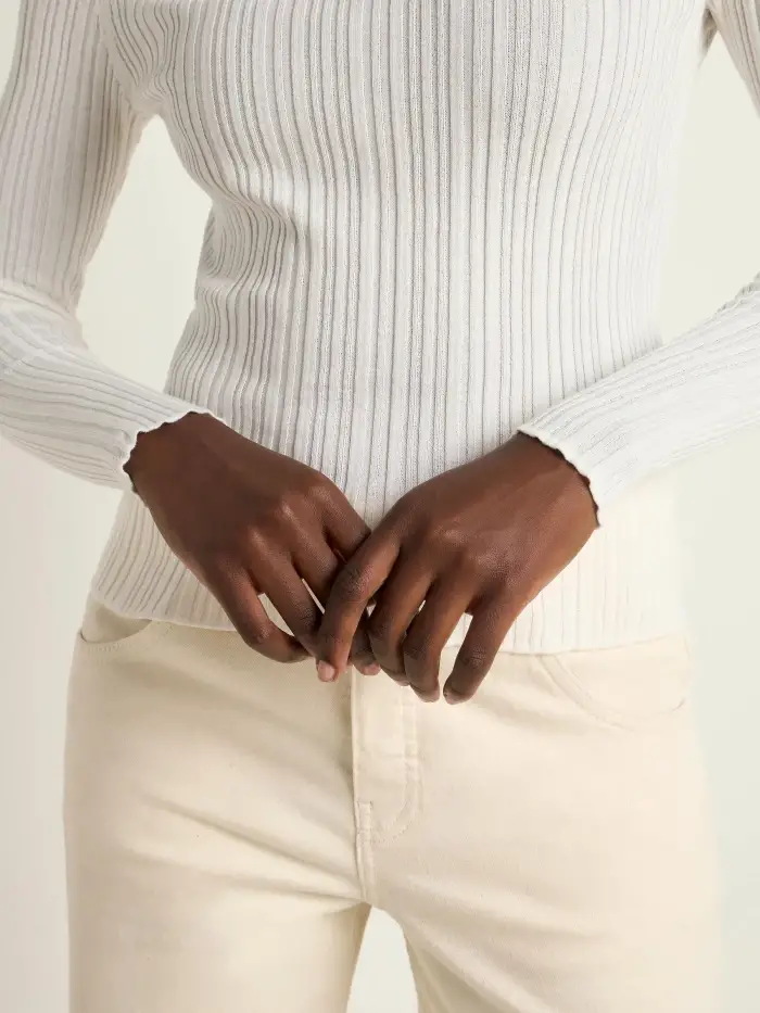 Lanius Rippenpullover (GOTS)