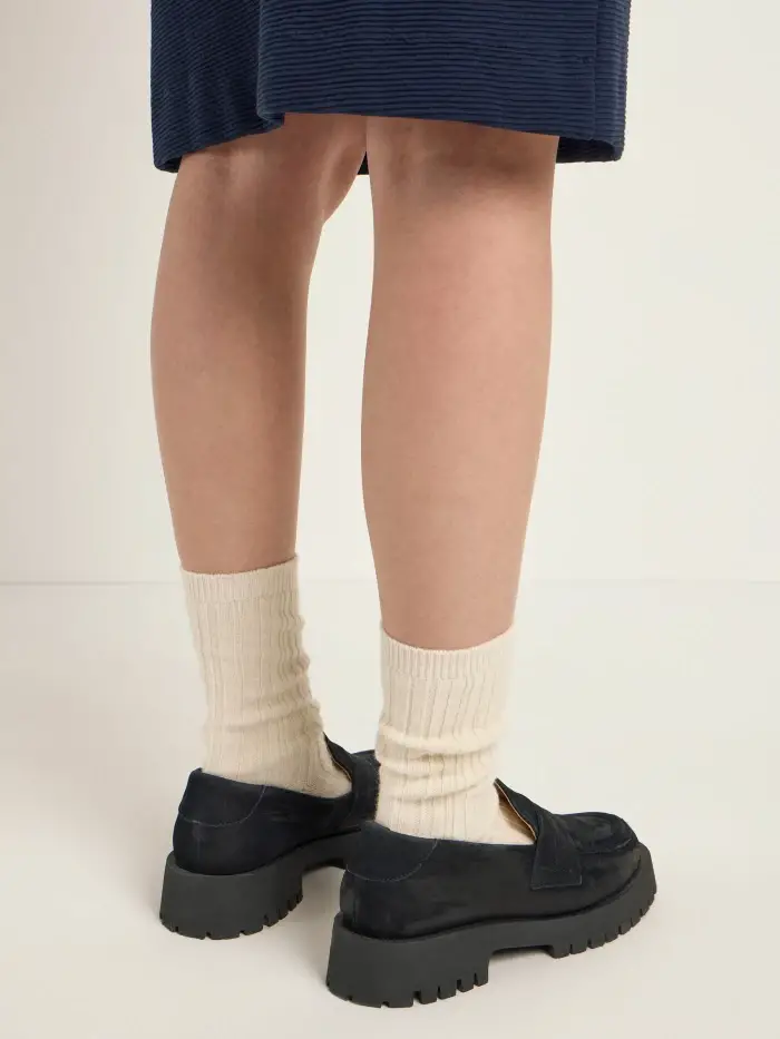 Lanius Rippenstrick Socken (GOTS)