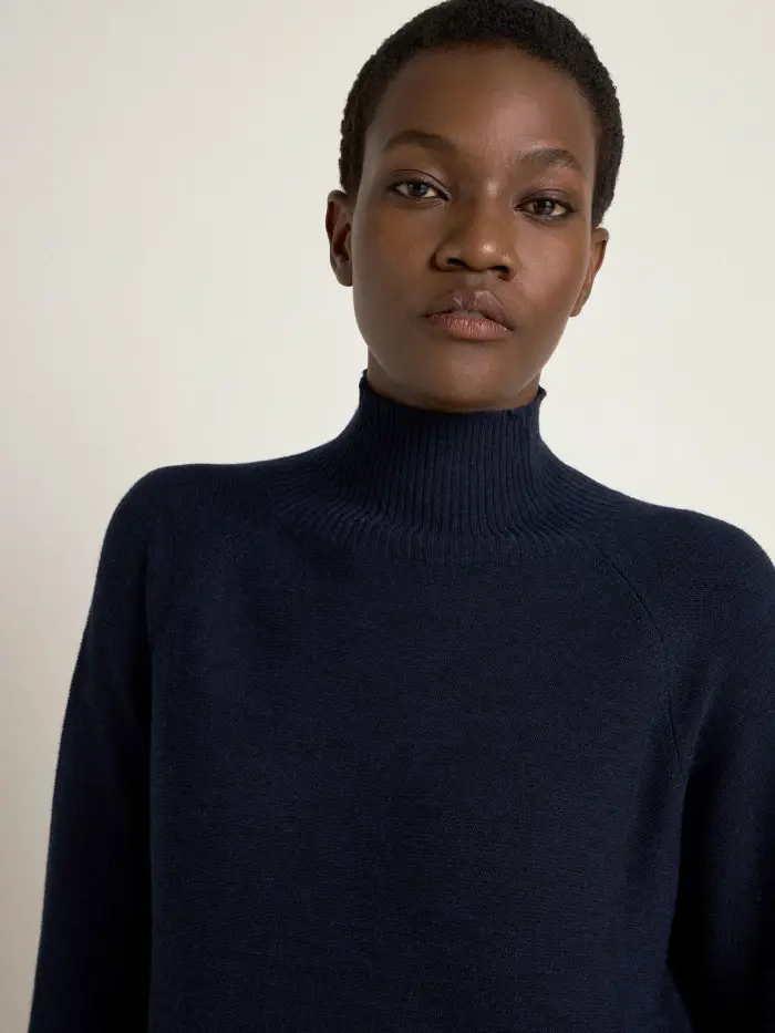 Lanius Rollkragenkleid (GOTS)