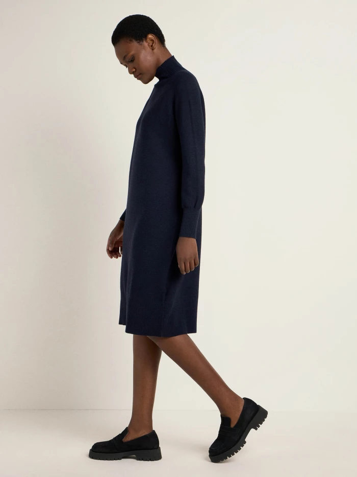 Lanius Rollkragenkleid (GOTS)