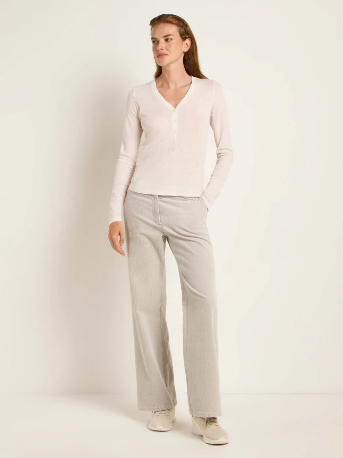 Lanius Shirt Mit Knopfleiste (GOTS)