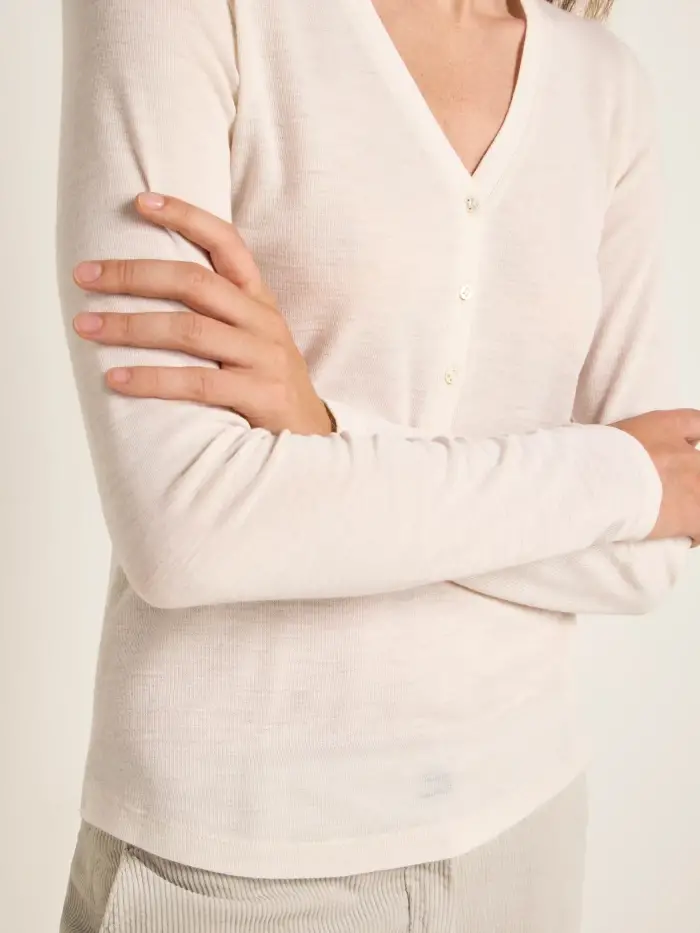 Lanius Shirt Mit Knopfleiste (GOTS)