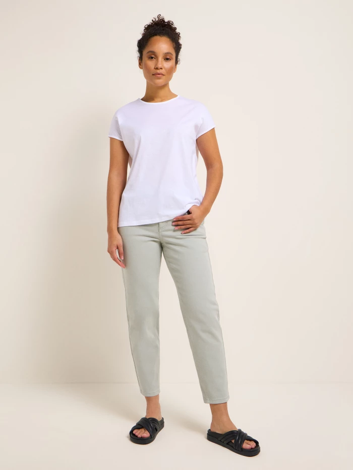 Lanius Shirt Mit überschnittener Schulter (GOTS)