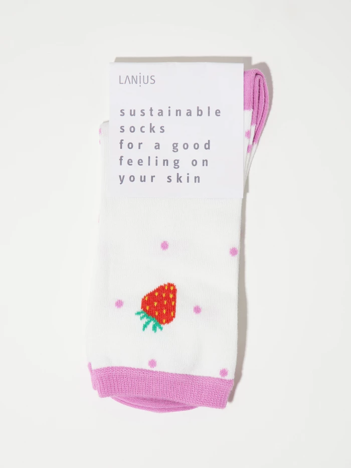 Lanius Socken mit Punkten (GOTS)