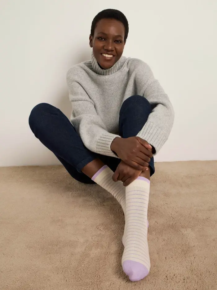 Lanius Socken Mit Streifen (GOTS)