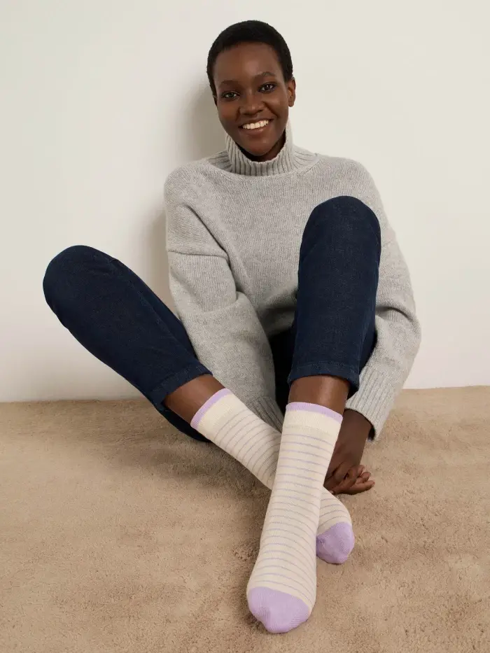 Lanius Socken Mit Streifen (GOTS)