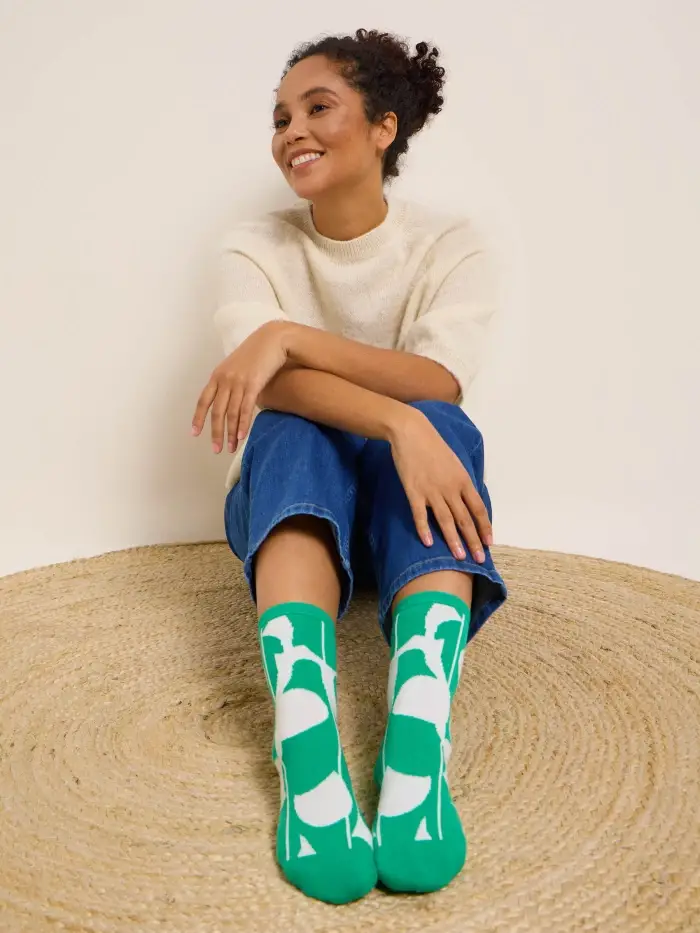 Lanius Socken Print Graphic Dots (GOTS)