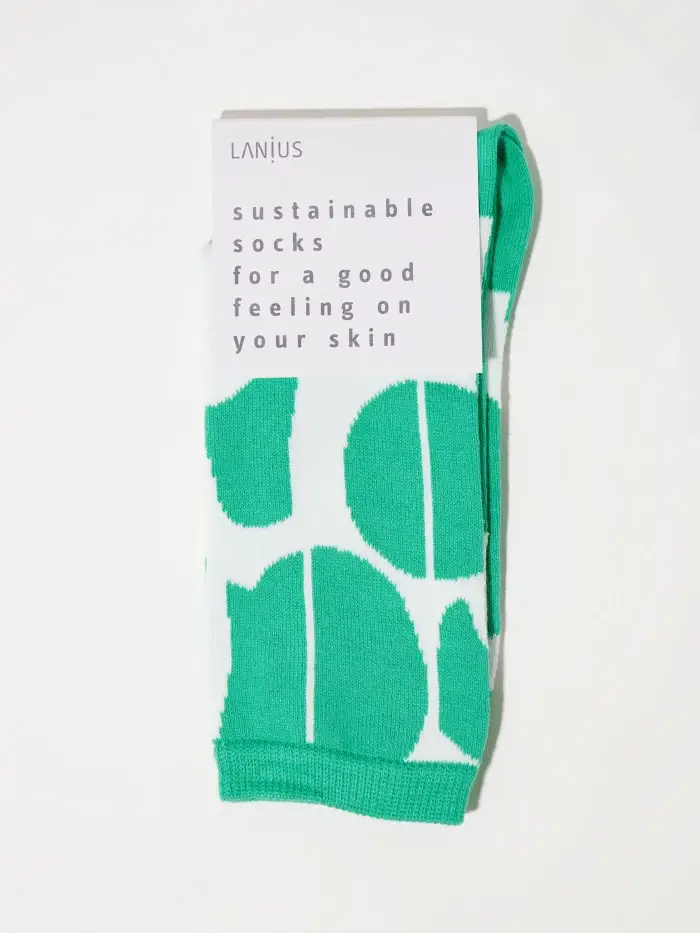 Lanius Socken Print Graphic Dots (GOTS)