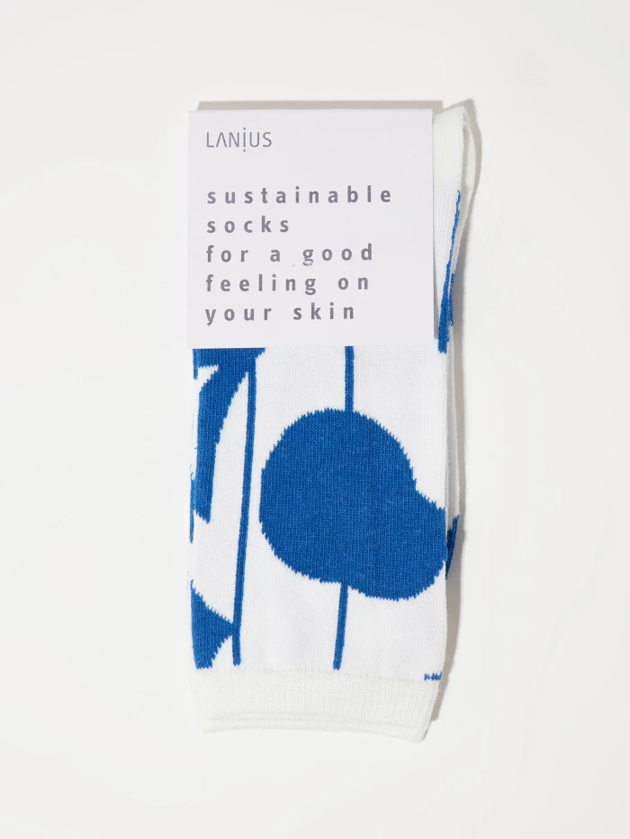 Lanius Socken Print Graphic Dots (GOTS)