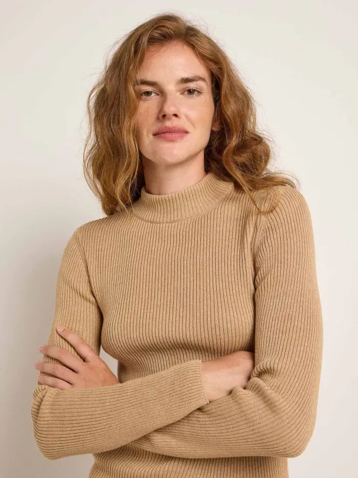 Lanius Stehkragenpullover (GOTS)