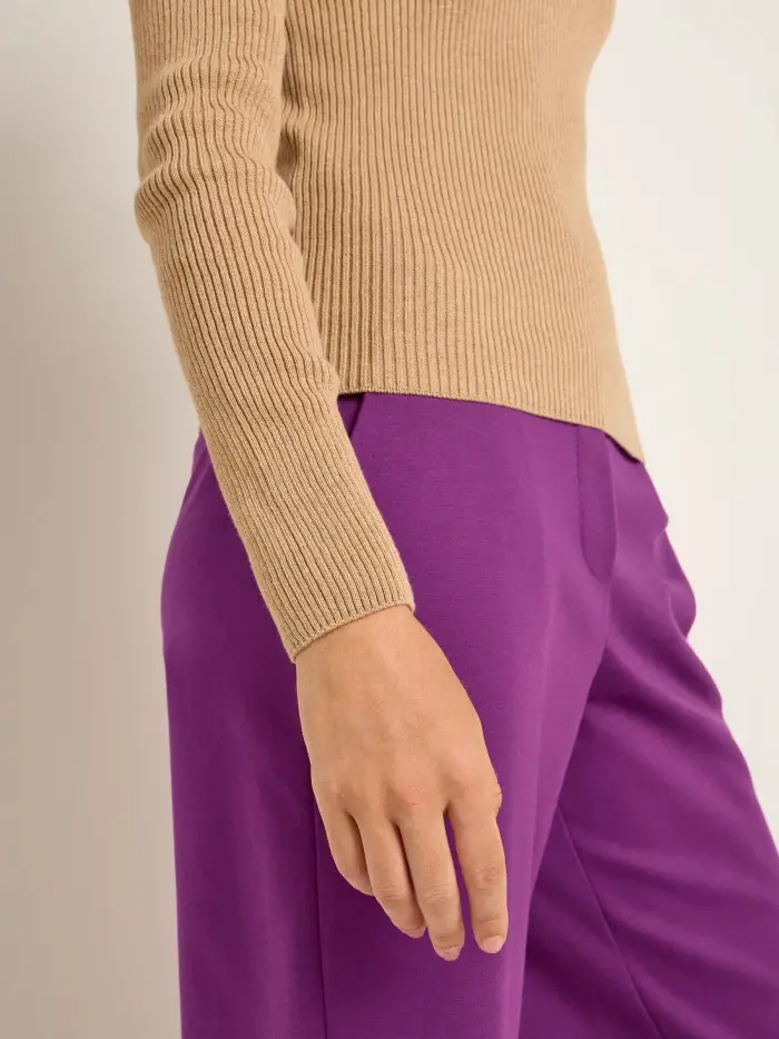 Lanius Stehkragenpullover (GOTS)