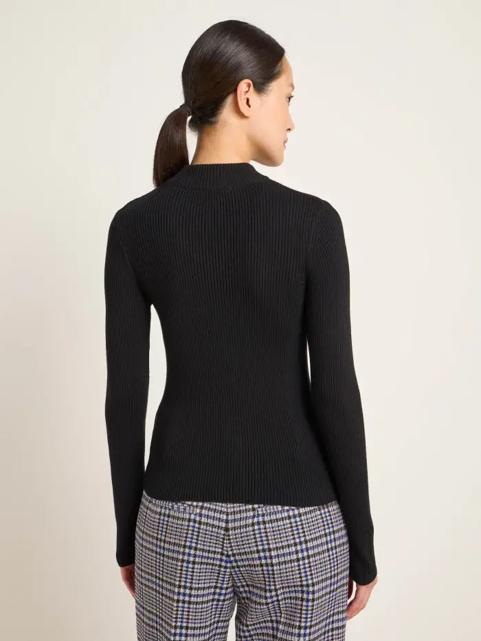 Lanius Stehkragenpullover (GOTS)