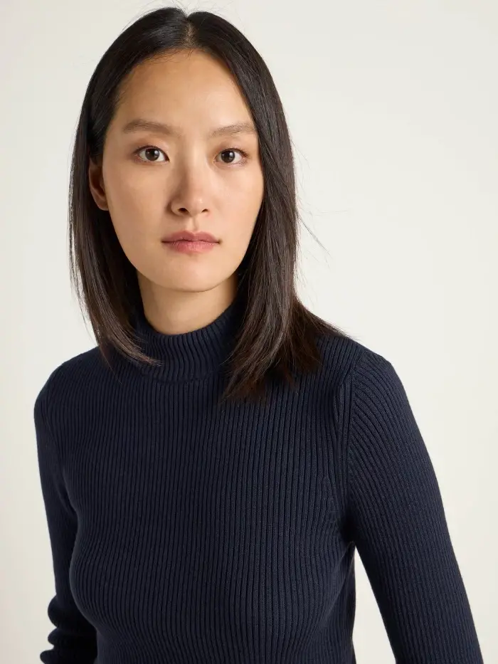 Lanius Stehkragenpullover (GOTS)