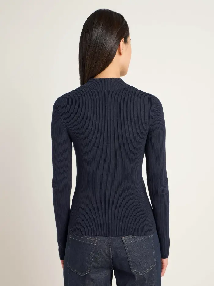 Lanius Stehkragenpullover (GOTS)