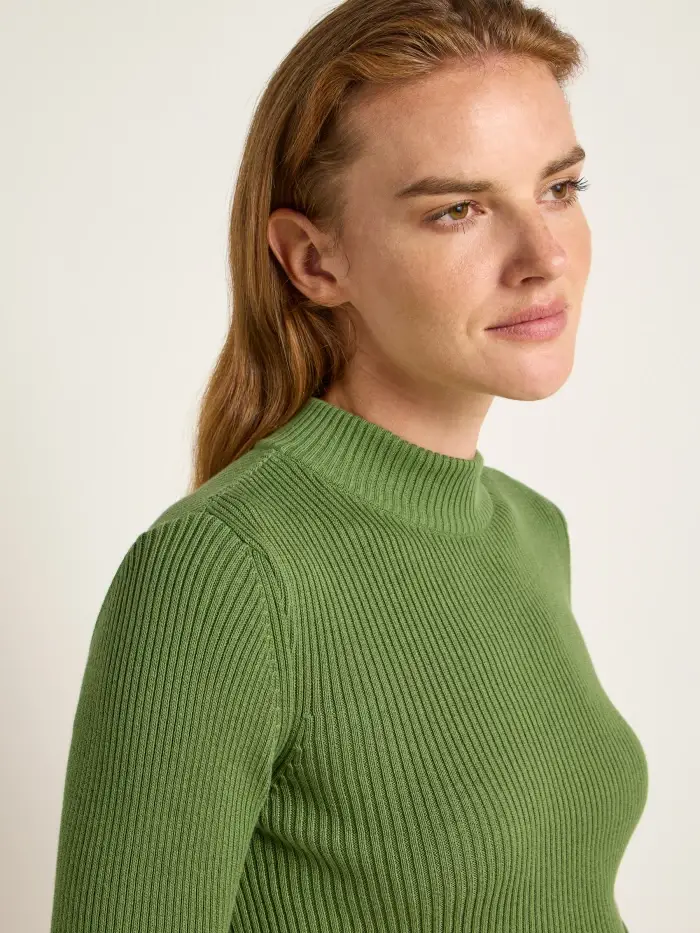 Lanius Stehkragenpullover (GOTS)