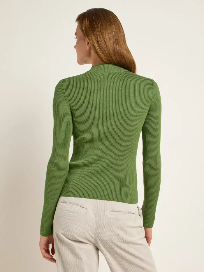 Lanius Stehkragenpullover (GOTS)