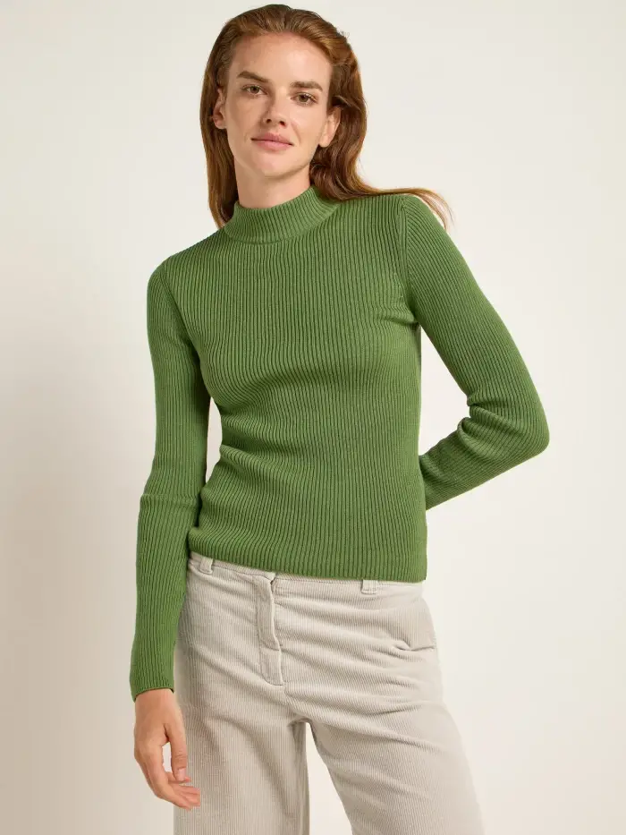 Lanius Stehkragenpullover (GOTS)