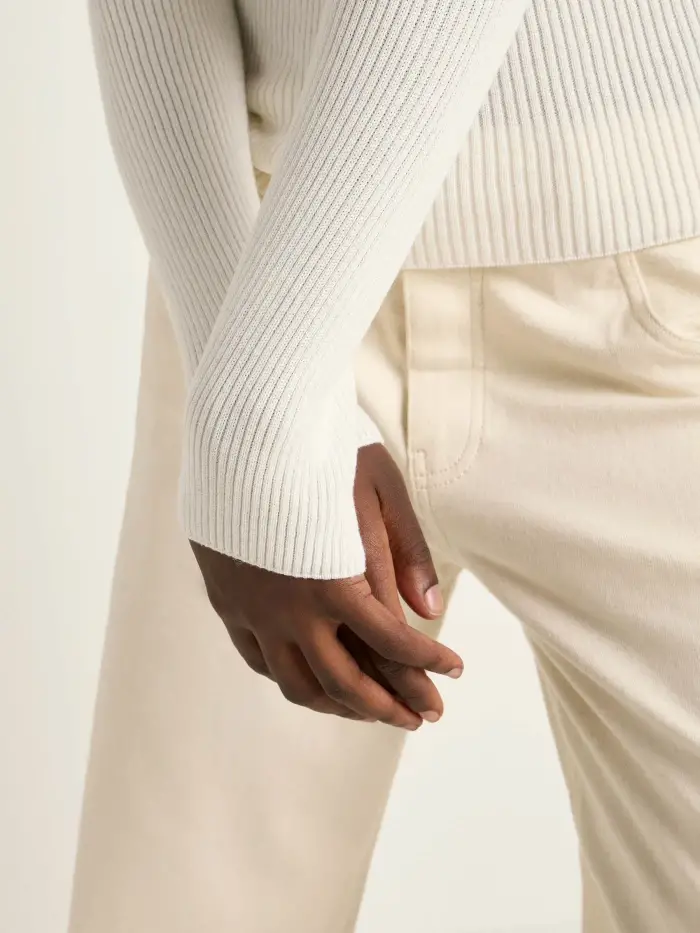 Lanius Stehkragenpullover (GOTS)