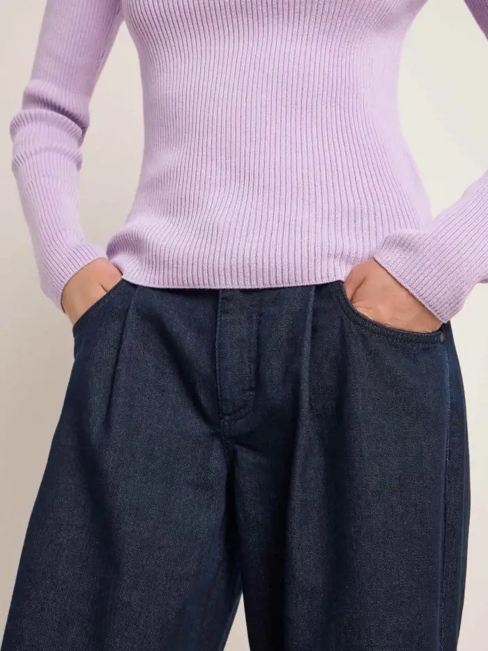 Lanius Stehkragenpullover (GOTS)