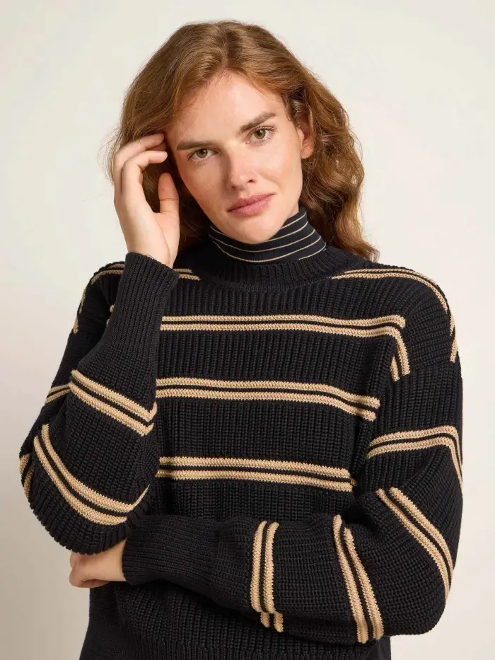 Lanius Streifenpullover (GOTS)