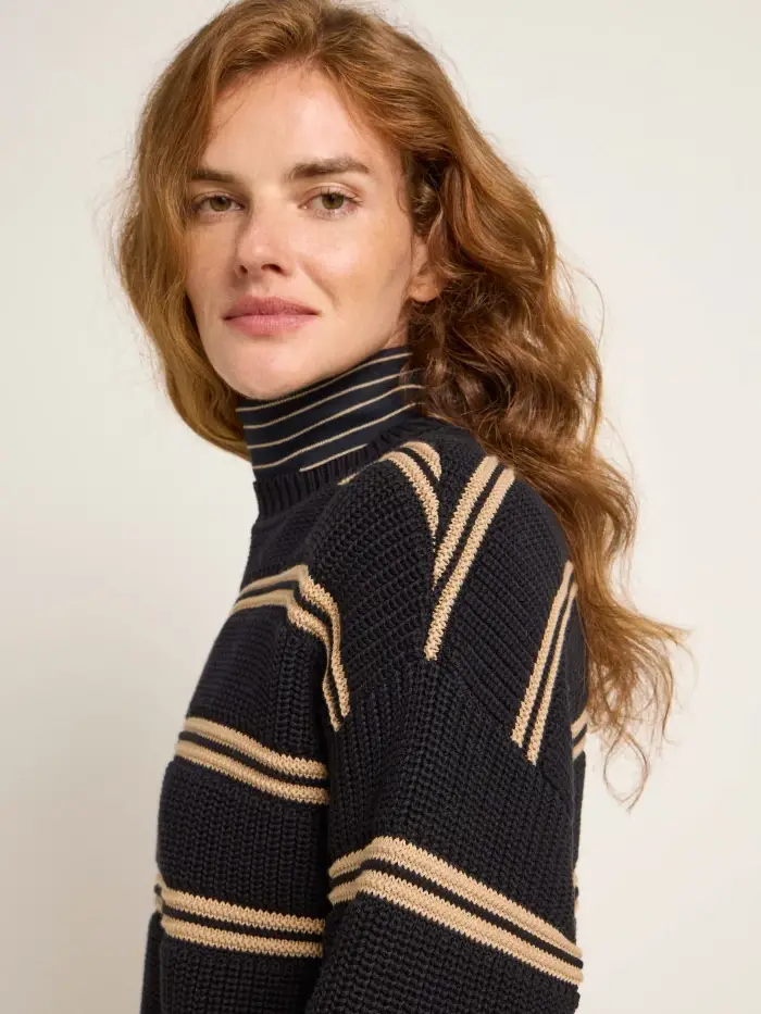 Lanius Streifenpullover (GOTS)