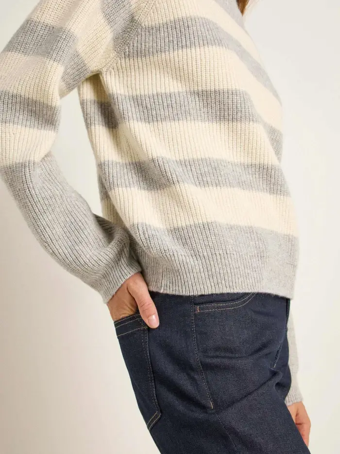 Lanius Streifenpullover (GOTS)