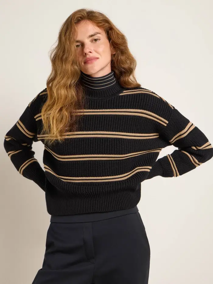 Lanius Streifenpullover (GOTS)