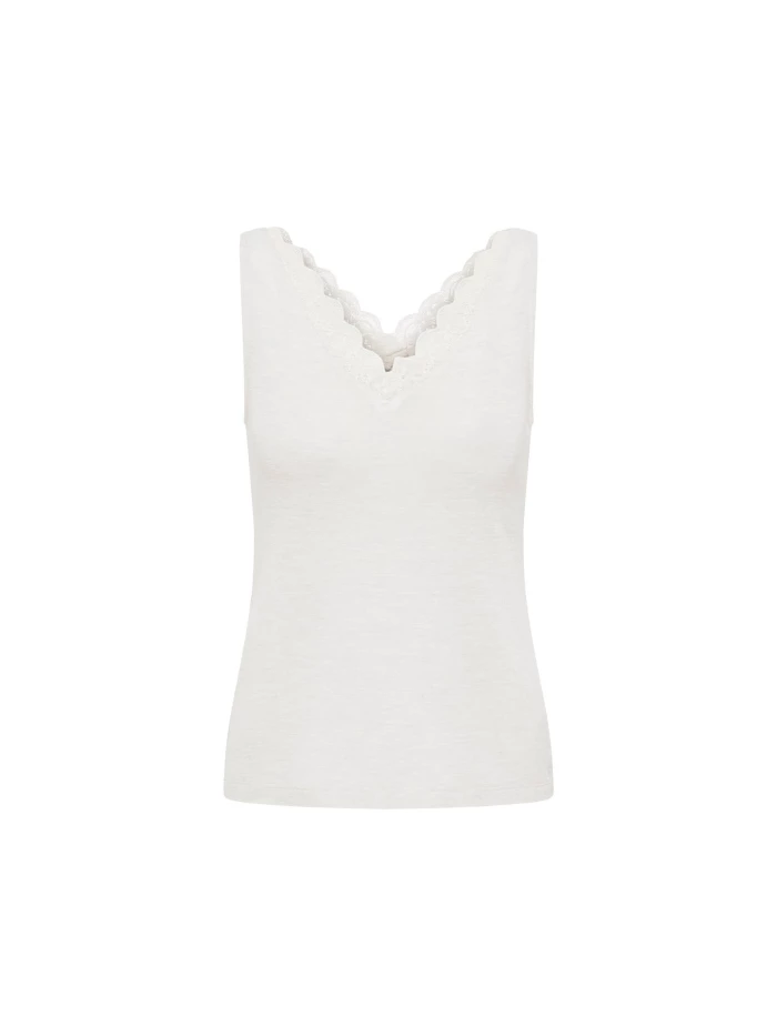 Lanius Top Mit Spitze (GOTS)