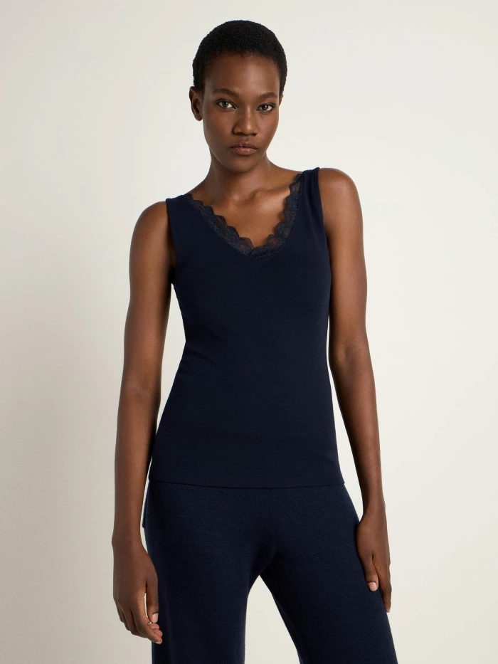 Lanius Top mit Spitze (GOTS)