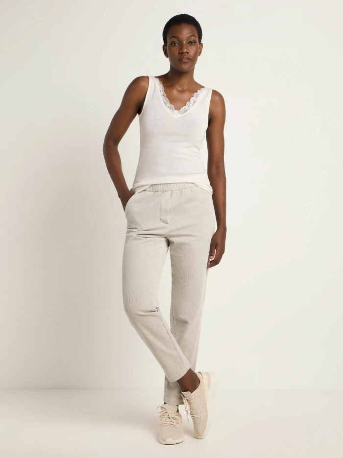 Lanius Top mit Spitze (GOTS)