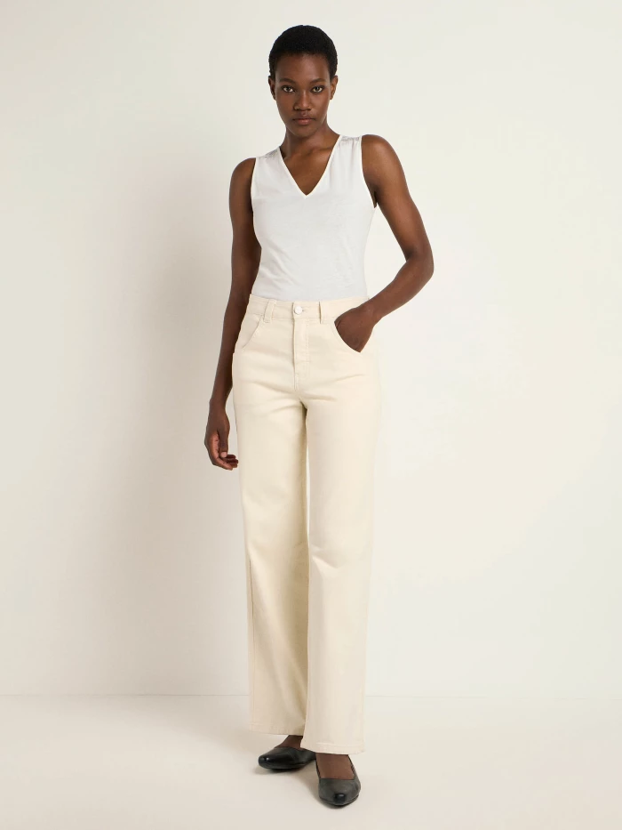 Lanius Top Mit Spitzeneinsatz (GOTS)