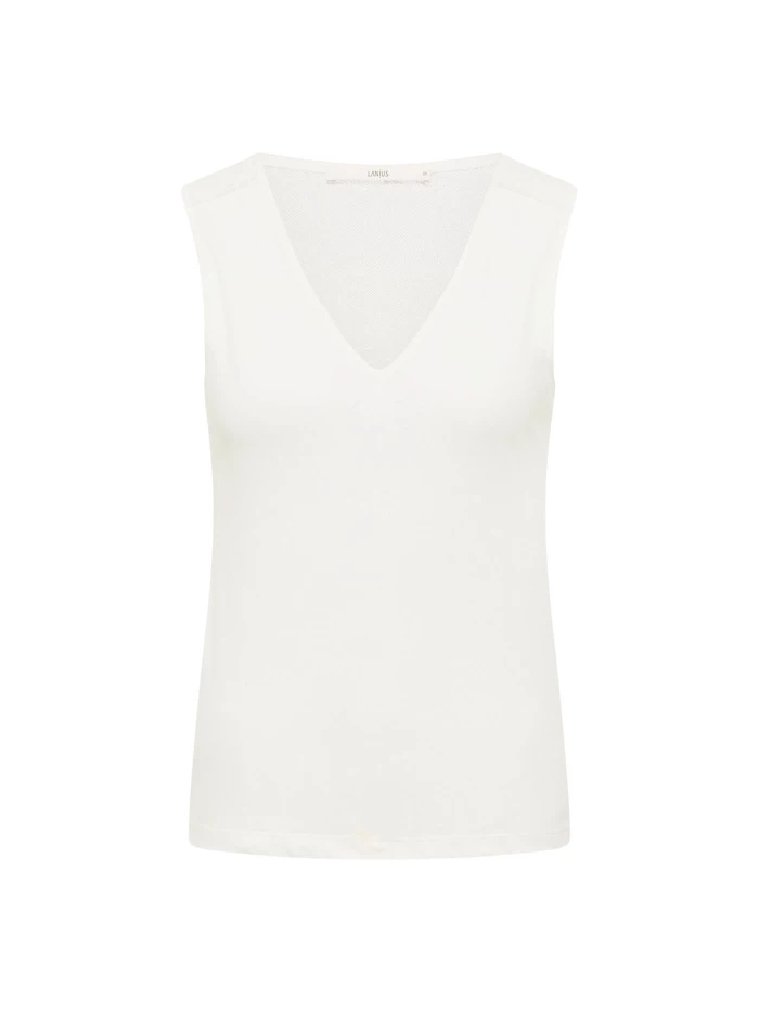 Lanius Top Mit Spitzeneinsatz (GOTS)