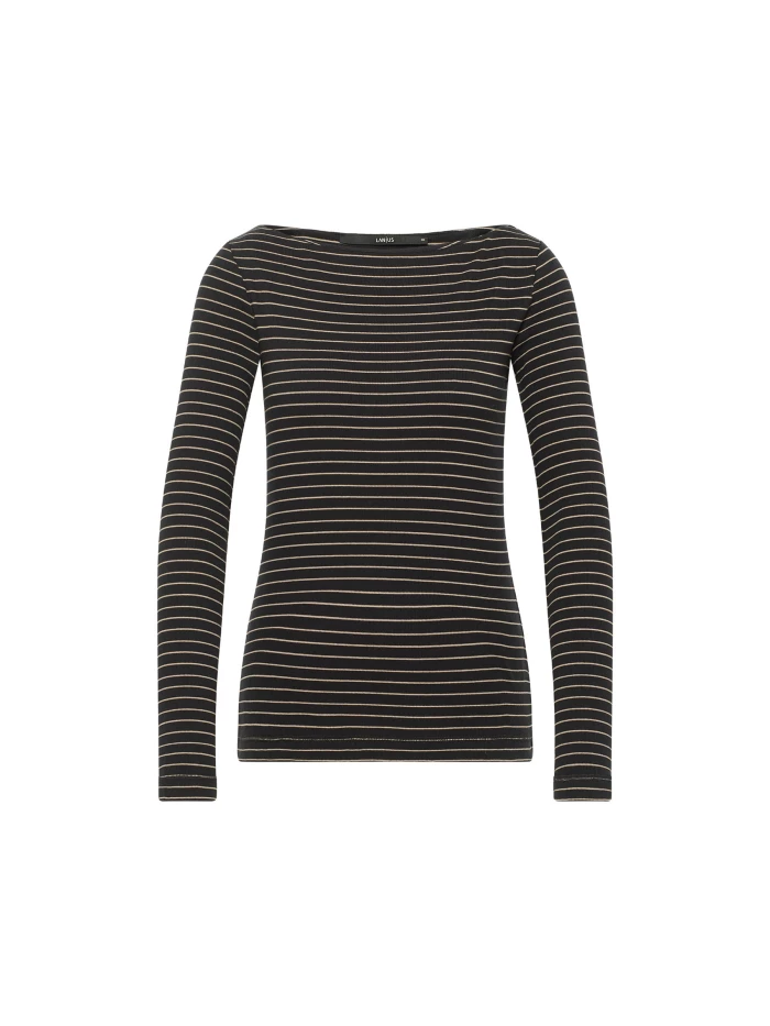 Lanius U-Boot Shirt Mit Streifen (GOTS)