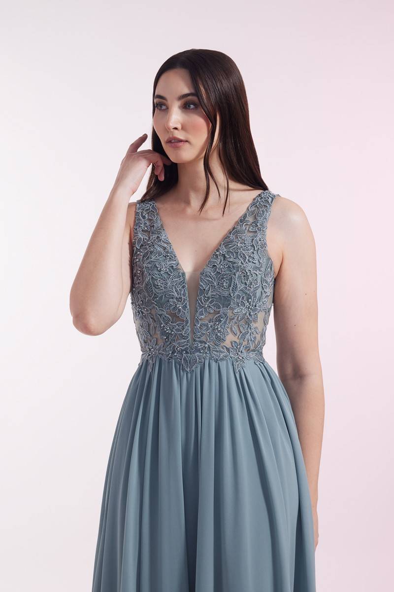 Laona BLOSSOM DRESS Besticktes Maxikleid Aus Chiffon