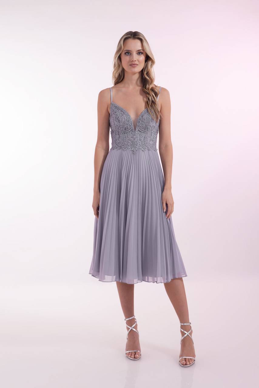 Laona DANCING TILL SUNRISE DRESS Besticktes Midikleid mit Plisseerock