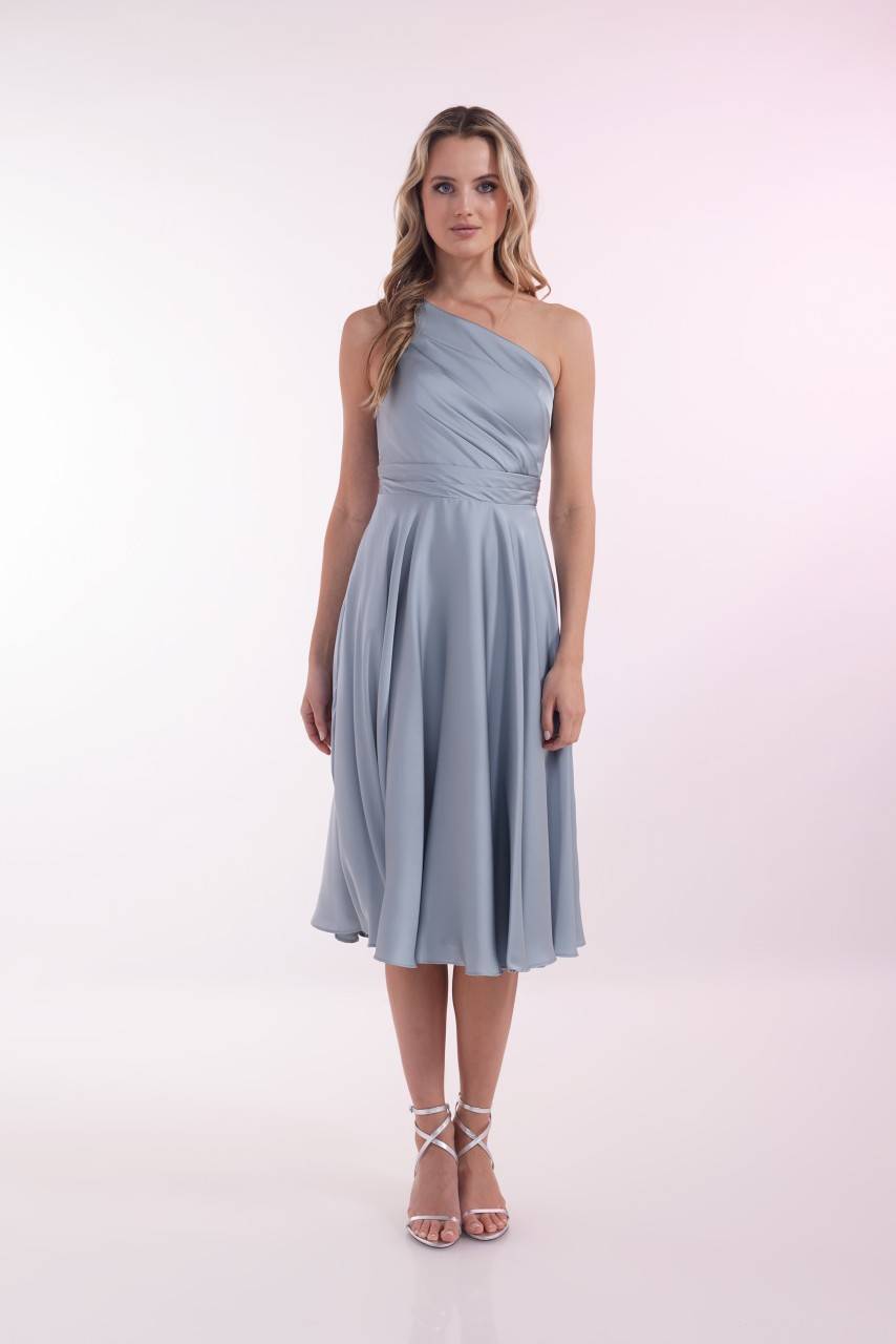 Laona SATIN DREAM DRESS One-Shoulder Midikleidmit Drapierungen
