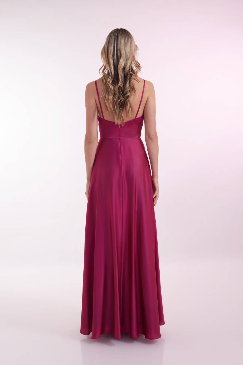 Laona SIMPLE LOVE DRESS Drapiertes Maxikleidmit V-Aussschnittt