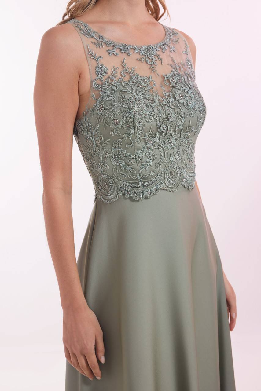 Laona SLEEK PRINCESS DRESS Besticktes Maxikleid Aus Satin