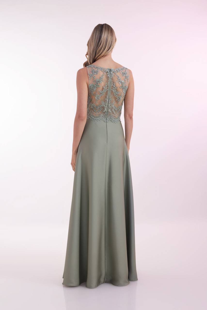 Laona SLEEK PRINCESS DRESS Besticktes Maxikleid Aus Satin