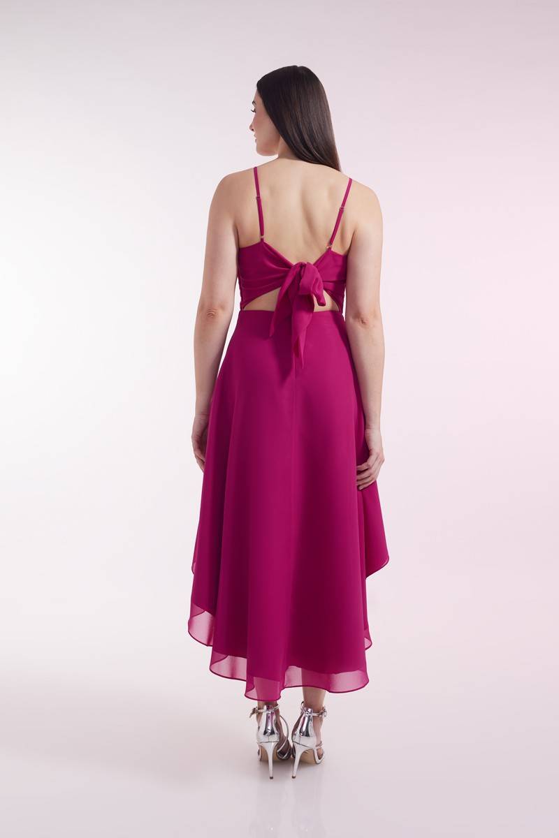 Laona SWEET BOW DRESS Vokuhila-Kleid Mit Schleife Aus Chiffon