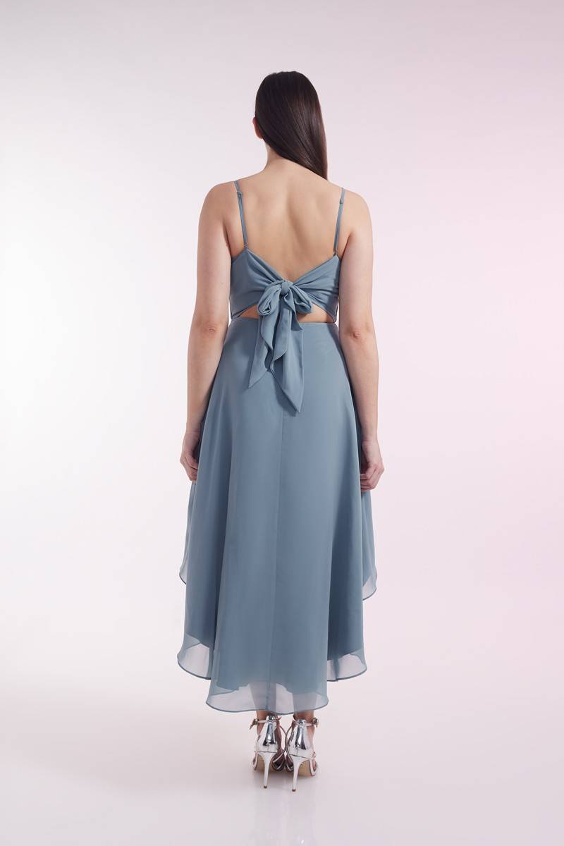 Laona SWEET BOW DRESS Vokuhila-Kleid Mit Schleife Aus Chiffon