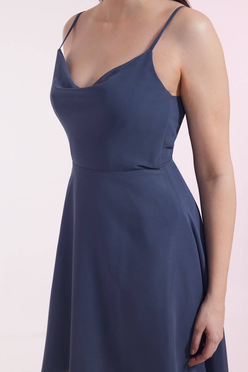 Laona SWEET BOW DRESS Vokuhila-Kleid Mit Schleife Aus Chiffon